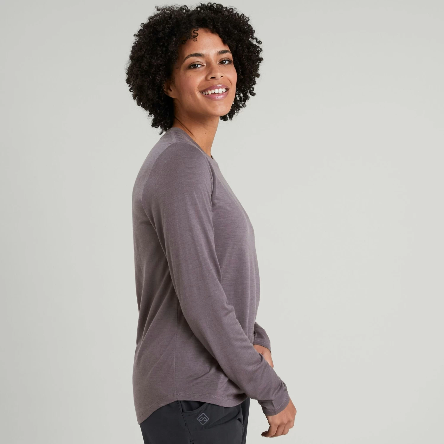 Kathmandu Women’s 100% Merino Long Sleeve Crew Top - Image 3